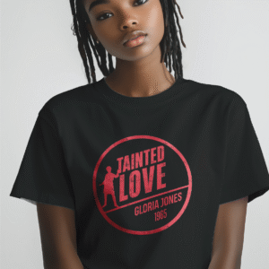 Gloria Jones     Tainted Love   50th Anniversary T shirt   Official